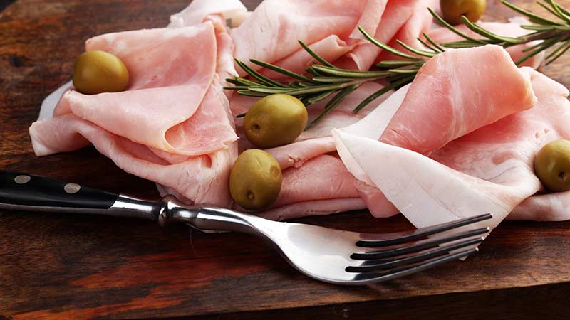 Jamón cocido en lonchas